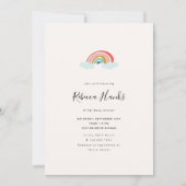 Rainbow Baby Shower Invitation (Front)