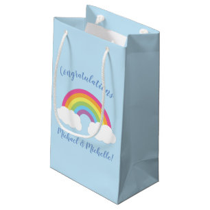 Rainbow Baby Shower Medium Gift Bag