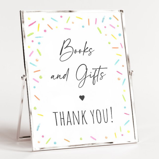 Rainbow Baby Sprinkle Books & Gifts Sign (Creator Uploaded)