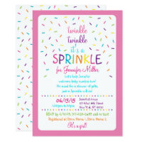 Rainbow Baby Sprinkle Card