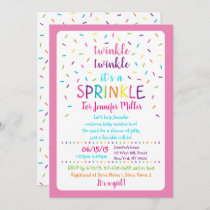 Rainbow Baby Sprinkle Invitation