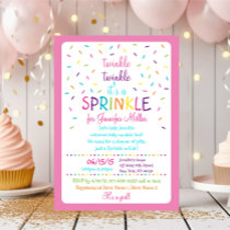 Rainbow Baby Sprinkle Invitation