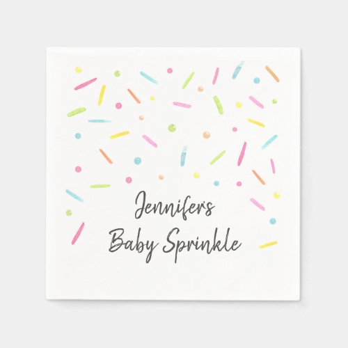 Rainbow Baby Sprinkle Napkins