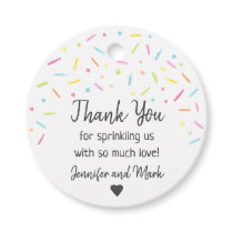 Rainbow Baby Sprinkle Thank You Favor Tags