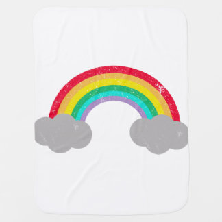 Rainbow Baby Stroller Blanket