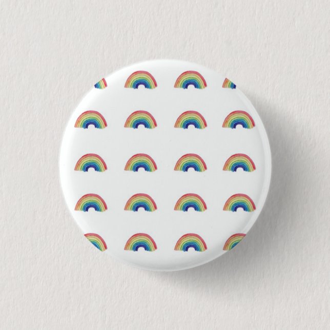 Rainbow badge button (Front)