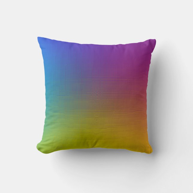 Rainbow Ball Throw Pillow (Front)