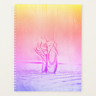 Rainbow Ballet Shoes on Pointe Planner