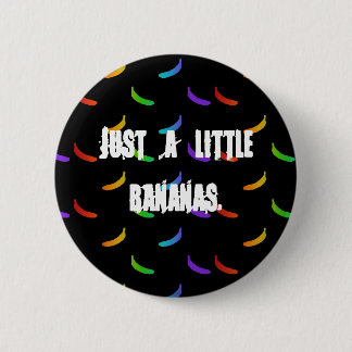 Rainbow Banana Pinback Button
