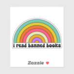 Rainbow Banned Books Sticker