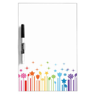 Rainbow Bar Code Dry-Erase Board