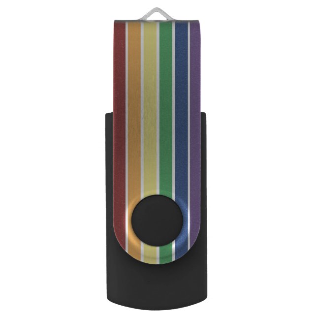 Rainbow Bar USB Flash Drive (Front Vertical)
