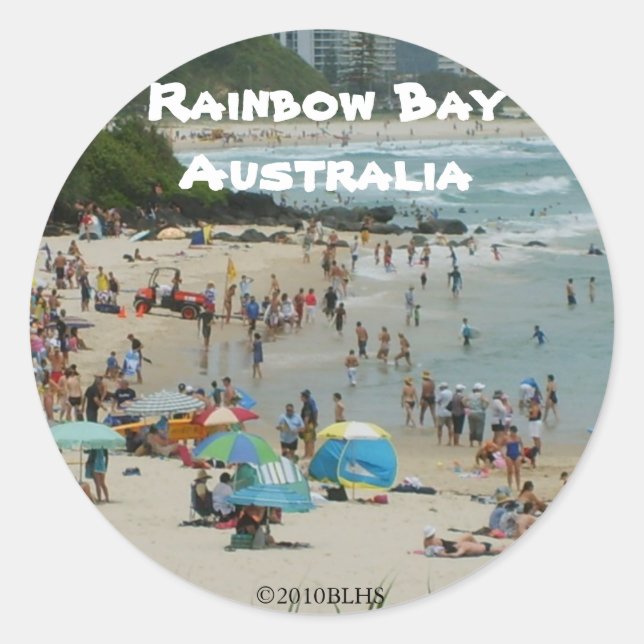 Rainbow Bay Sticker (Front)