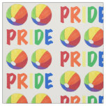 Rainbow Beach Ball Pride Summer Vacation LGBTQ Fabric