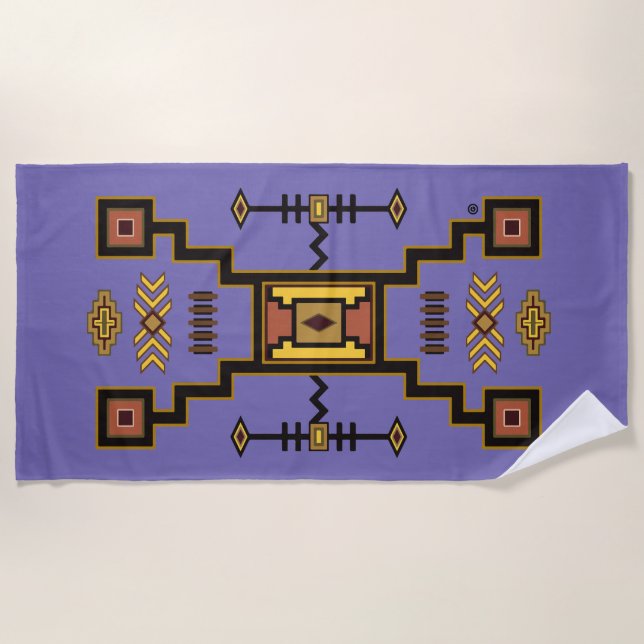 Rainbow Beach Towel (Front)