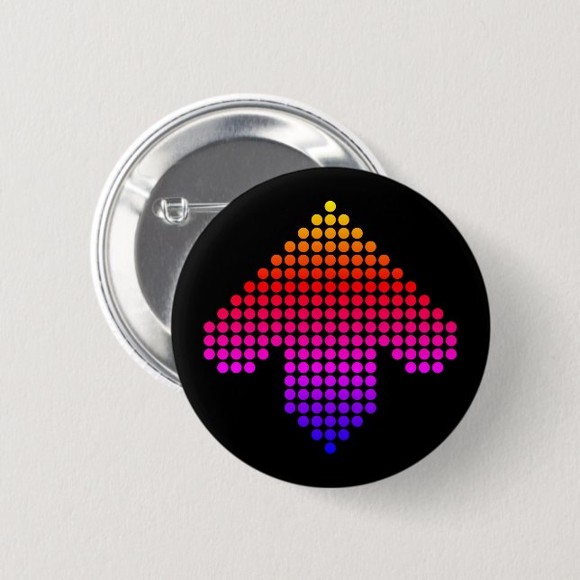 Rainbow Bead Arrow Button (Front & Back)