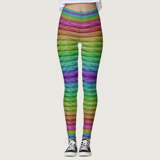 Rainbow Beams Leggings (Front)