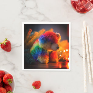 Rainbow Bear Napkins
