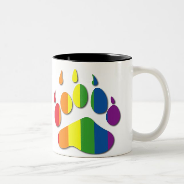 Rainbow Bear Paw Mug (Right)