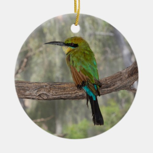 Rainbow bee_eater bird Australia Ceramic Ornament