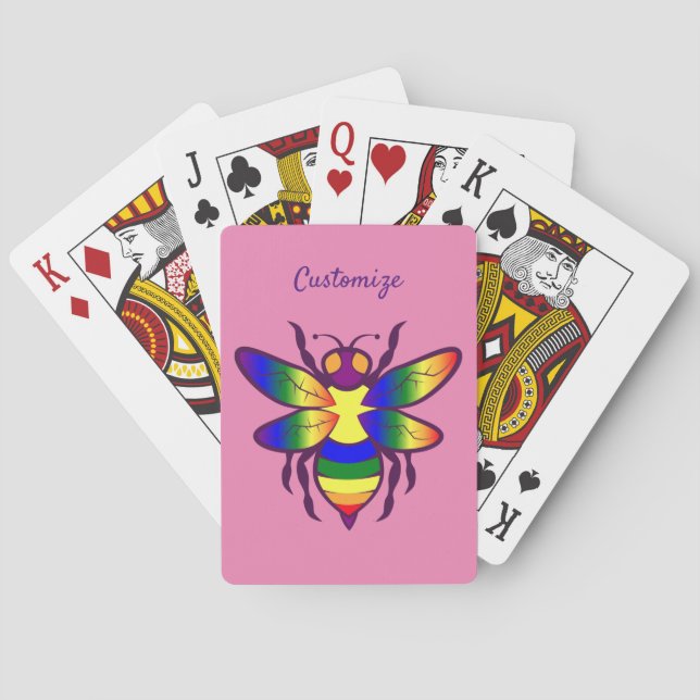 Rainbow Bee Thunder_Cove Poker Cards (Back)