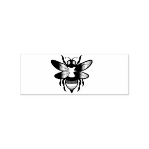 Rainbow Bee Thunder_Cove  Rubber Stamp