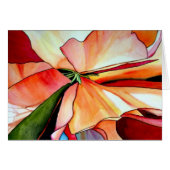 Rainbow Begonia flower watercolour original art (Front Horizontal)
