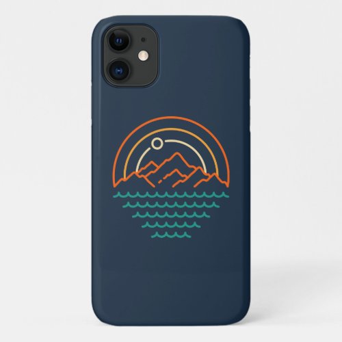 Rainbow Behind the Mountains iPhone 11 Case