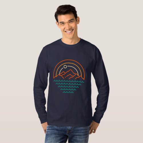 Rainbow Behind the Mountains T_Shirt