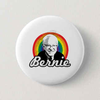 Rainbow Bernie - LGBT Politics - Button