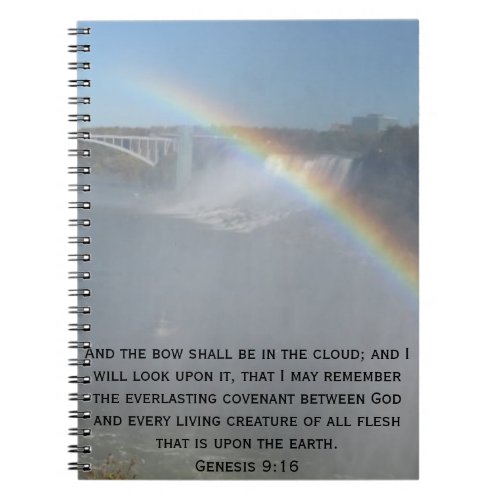 Rainbow Bible Scripture Notebook