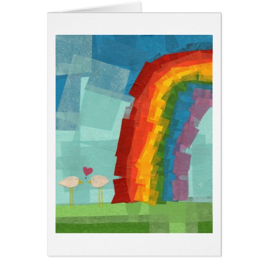 Rainbow Birds Cards (Front)