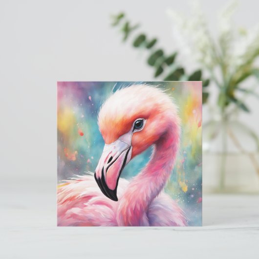 Rainbow Birds Flamingo 2 (Standing Front)