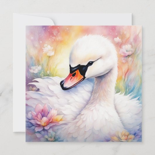 Rainbow Birds Swan 3 (Back)