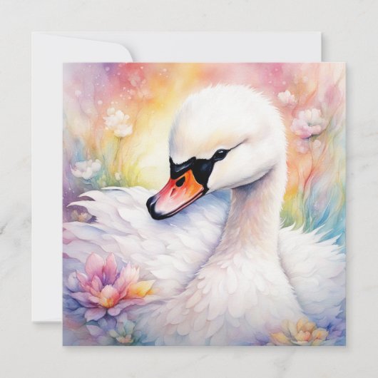 Rainbow Birds Swan 3 (Front)