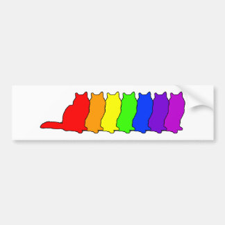 Rainbow Birman Bumper Sticker