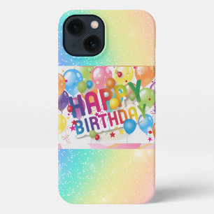 Rainbow Birthday Balloon Phone Case
