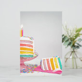 rainbow Birthday Cake (Standing Front)