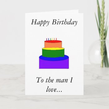 Rainbow Birthday Cake  Happy Birthday   To The ... Card by reisespcs40 at Zazzle