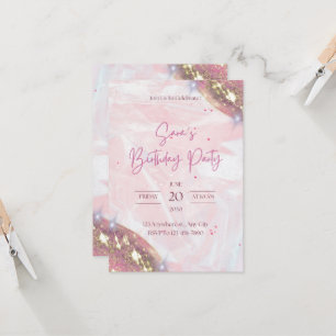 Rainbow Birthday Invitation