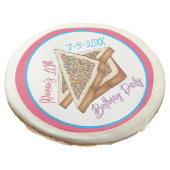 Rainbow Birthday Party Australian Fairy Bread Food Sugar Cookie (Angled)