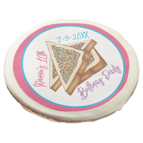 Rainbow Birthday Party Australian Fairy Bread Food Sugar Cookie