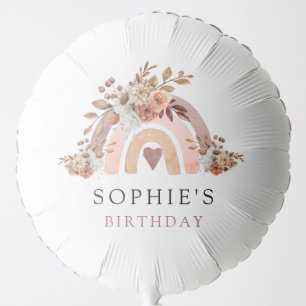 Rainbow Birthday Party Balloon