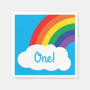 Rainbow Birthday Party Napkins