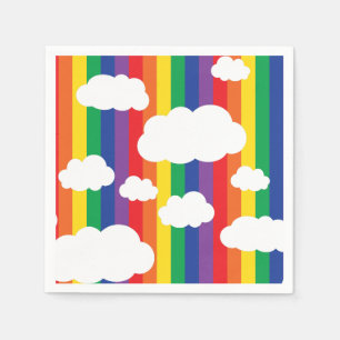 Rainbow Birthday Party Napkins