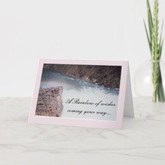 Rainbow Birthday Wishes Card
