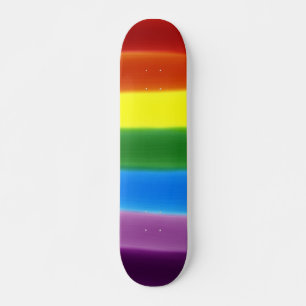Rainbow blend skateboard deck