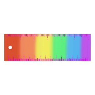Rainbow Blends Colored Ruler, Choose Size