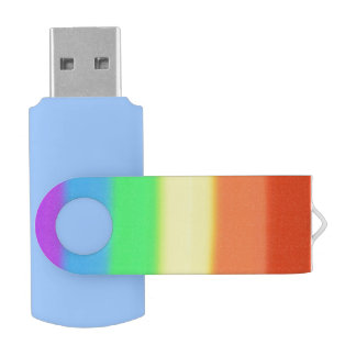 Rainbow Blends Colorful USB Flash Drives