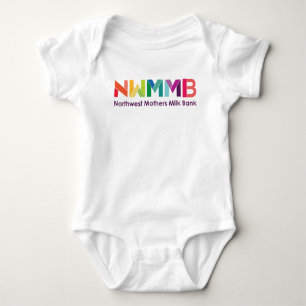 Rainbow Block Letters - NWMMB Baby Bodysuit